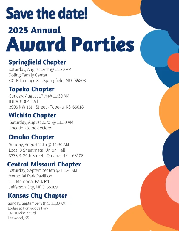 all chap award parties